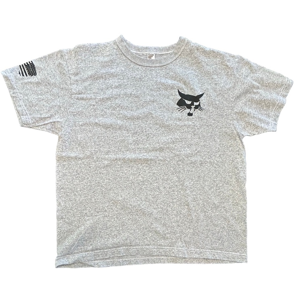 Men’s VTG Y2K Los Angeles Apparel West Coast Bobcat workwear construction tee L